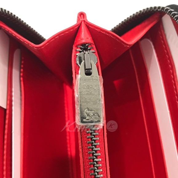Christian Louboutin W Panettone Wallet Nv Calfp Spike Studs Black - Picture 6 of 7